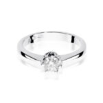 Pierścionek złoty z diamentem BD-W220B - obrazek 2