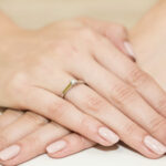 Pierścionek złoty z diamentem BD-W221 - obrazek 4