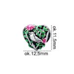 Zawieszka do bransoletki charms drzewko w sercu - obrazek 2