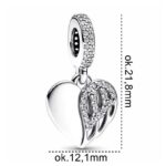 Zawieszka do bransoletki Charms serduszko - obrazek 3