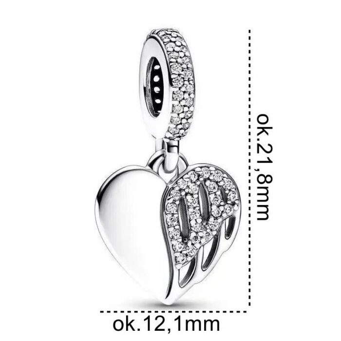 Zawieszka do bransoletki Charms serduszko - obrazek 3