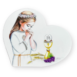 Obrazek w sercu Pamiątka I Komunii Świętej