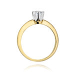 Pierścionek złoty z diamentem BD-W267 - obrazek 3