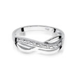 Pierścionek złoty z diamentami BD-W90B - obrazek 2