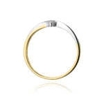 Pierścionek złoty z diamentem BD-W137 - obrazek 3