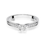 Pierścionek złoty z diamentami BD-W52B - obrazek 2