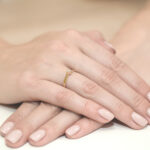 Pierścionek złoty z diamentem BD-W21 - obrazek 4