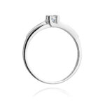 Pierścionek złoty z diamentem BD-W246B - obrazek 3