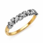 Pierścionek złoty ring z diamentami laboratoryjnymi RR8 - obrazek 2