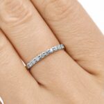 Pierścionek złoty ring z diamentami laboratoryjnymi RR9 - obrazek 4