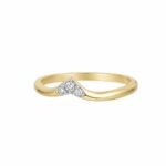 Pierścionek złoty ring z diamentami laboratoryjnymi RR1 - obrazek 3