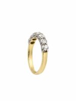Pierścionek złoty ring z diamentami laboratoryjnymi RR4 - obrazek 3
