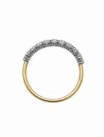 Pierścionek złoty ring z diamentami laboratoryjnymi RR3 - obrazek 4
