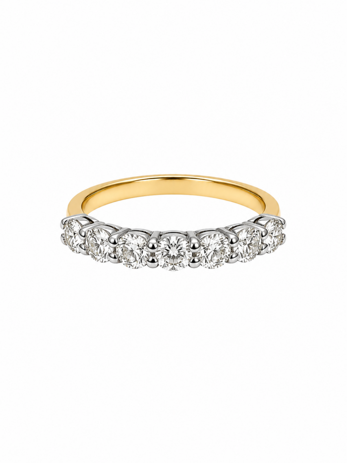 Pierścionek złoty ring z diamentami laboratoryjnymi RR4 - obrazek 2