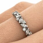 Pierścionek złoty ring z diamentami laboratoryjnymi RR8 - obrazek 5