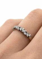 Pierścionek złoty ring z diamentami laboratoryjnymi RR8 - obrazek 5