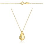 Naszyjnik złoty kropla duża