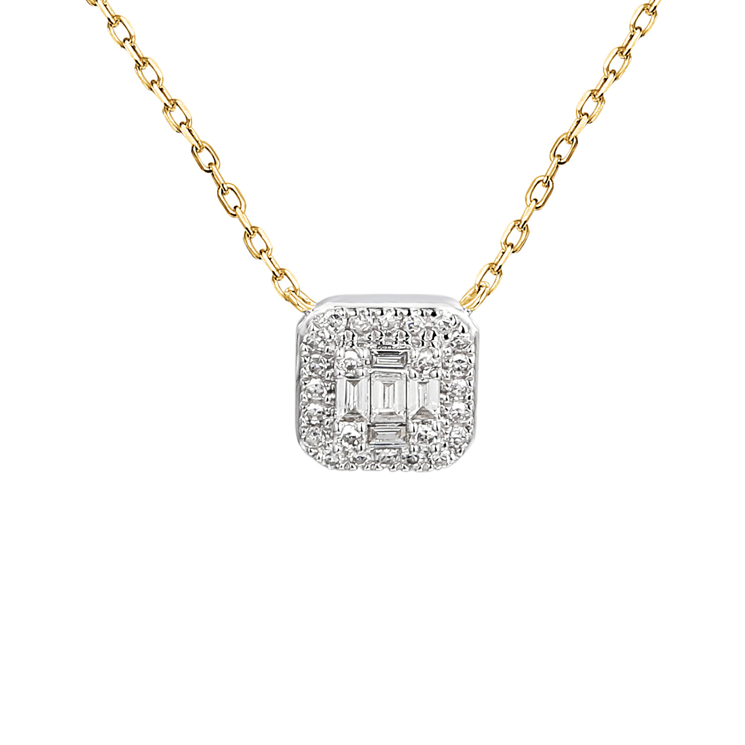 naszyjnik zloty z diamentami ADIAMO 11582Ny Naszyjnik złoty z diamentami - obrazek 1