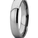 Obrączka tytanowa półokrągła 2mm - 6mm