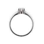 Pierścionek z platyny z diamentem 0,21ct - obrazek 3